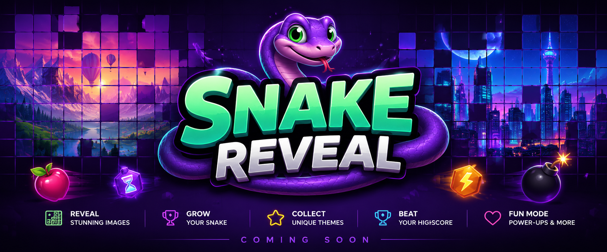 Snake Reveal mobiele game
